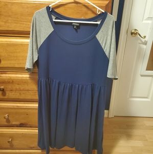 TORRID Blue Skater dress